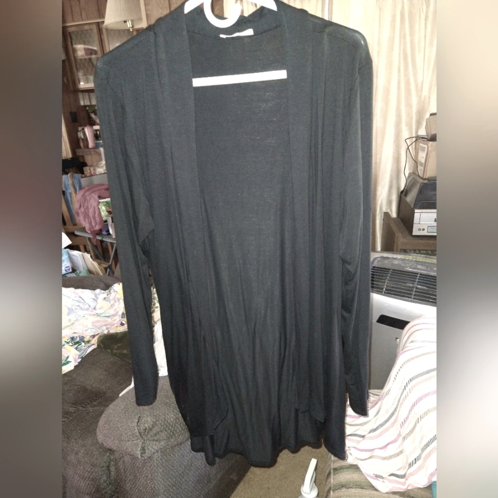 Black Open Front Cardigan Only Worn Once